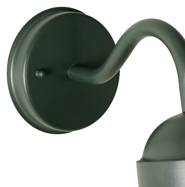 Moderna vanjska zidna lampa tamno zelena IP44 - Kansas