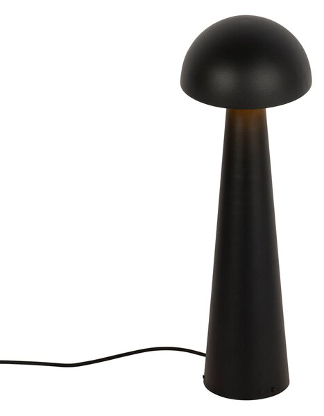 Vanjska podna svjetiljka crna 65 cm - Mushroom
