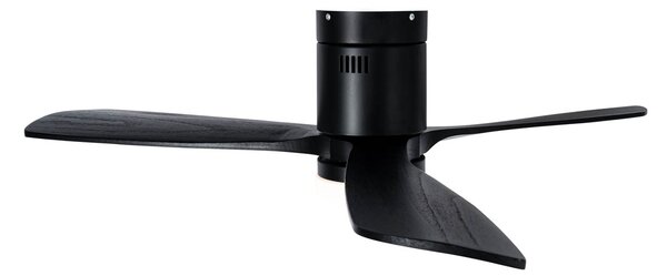 Stropni ventilator crni 132 cm uklj. LED s mogućnošću prigušivanja s daljinskim upravljačem - Sofia