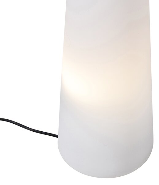 Dizajnerska vanjska podna lampa bijela IP44 - Katrijn