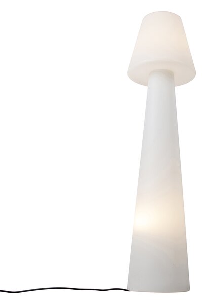Dizajnerska vanjska podna lampa bijela IP44 - Katrijn