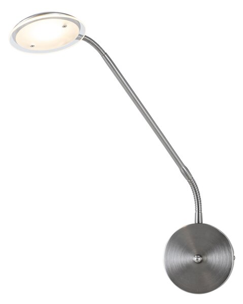 Moderna zidna lampa čelik uklj. LED - Eva