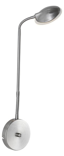 Moderna zidna lampa čelik uklj. LED - Eva