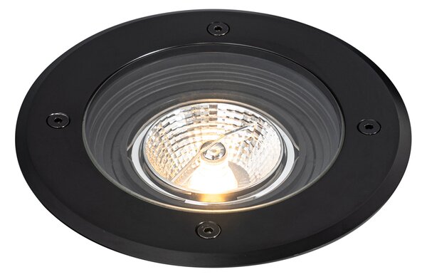 Moderno vanjsko tlo reflektor crna AR70 podesivo IP65 - Delux