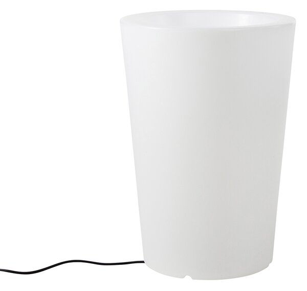 Vanjska podna svjetiljka bijela 60 cm cvjetnjak IP44 - Verano
