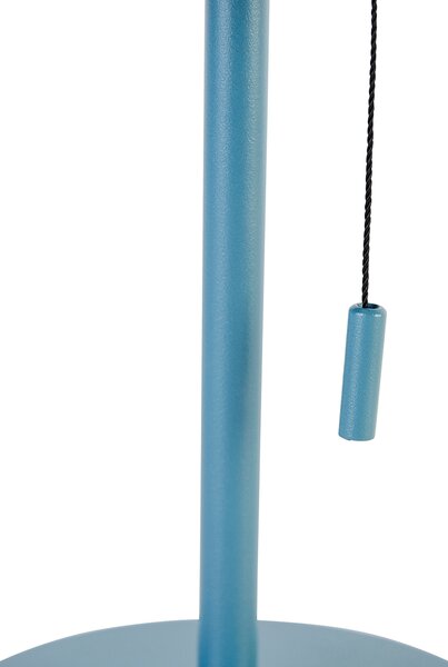 Set od 2 stolne lampe plave uključujući LED 3-stupanjska prigušivača, punjive i solarne - Ferre