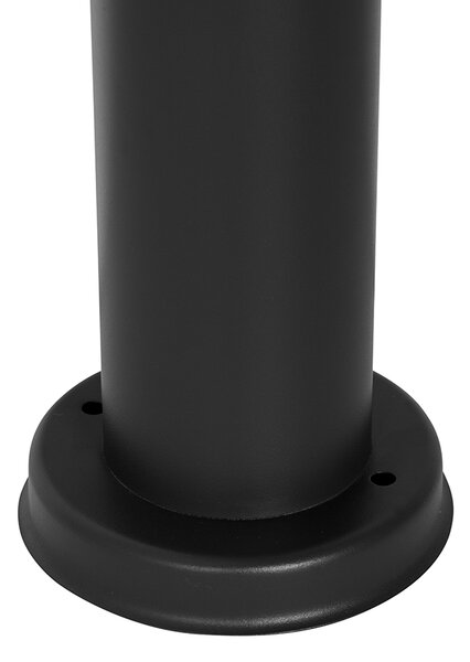Moderna vanjska stupasta svjetiljka crna 110 cm IP44 - Rox