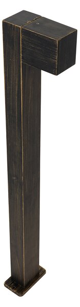 Industrijska podna vanjska svjetiljka antikni zlato 80 cm IP44 - Baleno
