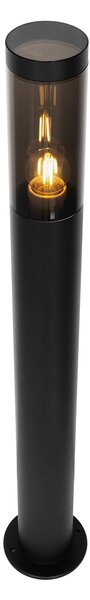 Moderna vanjska stupasta svjetiljka crna 110 cm IP44 - Rox