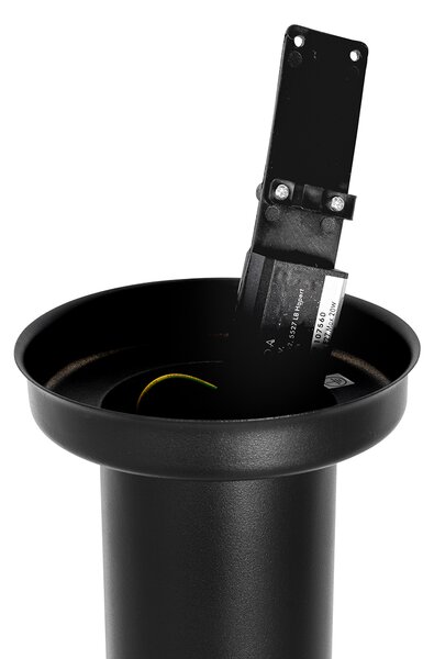 Moderna vanjska stupasta svjetiljka crna 110 cm IP44 - Rox