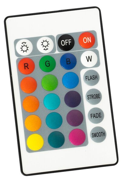 Set od 2 stolnih svjetiljki bijele RGBW punjive IP54 - Pion