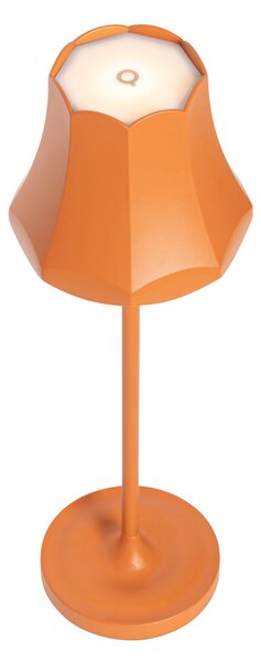 Set od 2 retro stolnih svjetiljki narančaste punjive IP44 - Granny