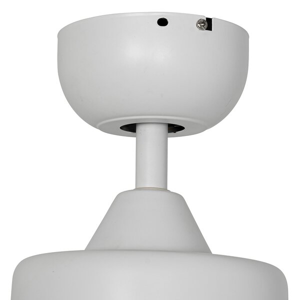 Stropni ventilator bijeli 86,7 cm uklj. LED s mogućnošću prigušivanja s daljinskim upravljačem - Yuki