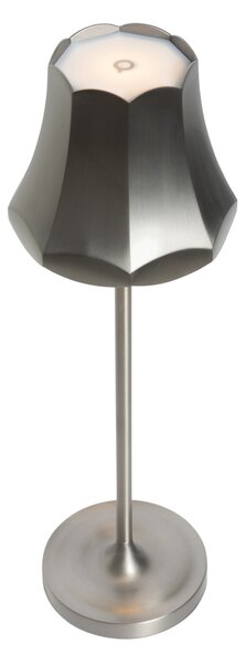 Set od 2 retro stolnih svjetiljki gunmetal punjivih IP44 - Granny
