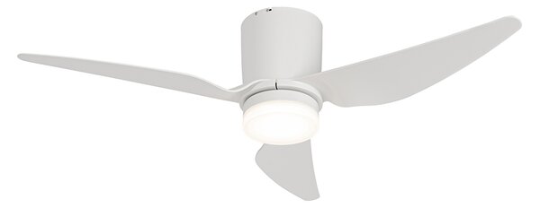 Stropni ventilator bijeli 123 cm uklj. LED prigušiva s daljinskim upravljačem - Patty