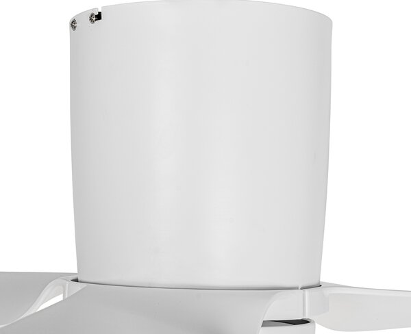 Stropni ventilator bijeli 123 cm uklj. LED prigušiva s daljinskim upravljačem - Patty