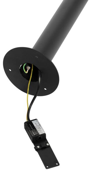 Dizajnerski vanjski stup crni 100 cm IP44 - Morty