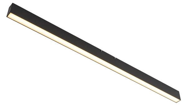 Stropna svjetiljka crna uklj. LED s 3-stupanjskim prigušivanjem 2700-4000K s dip prekidačem - Keane