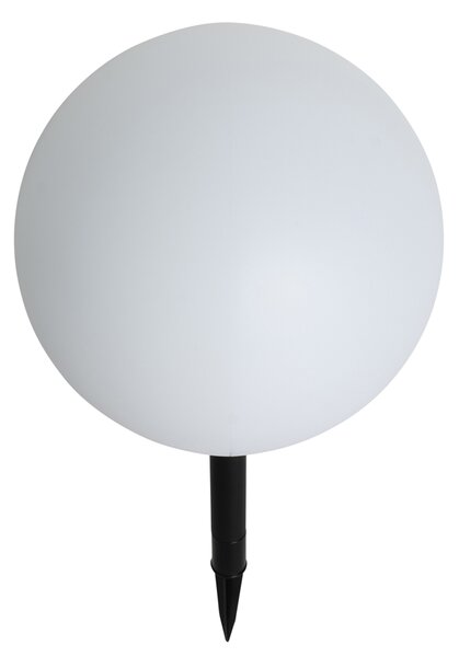 Vanjska svjetiljka bijela 30 cm uključujući LED IP44 solarna RGBW - Ludger