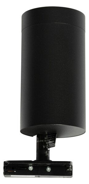 Moderni crni reflektor za 1-fazni sustav tračnica 70 mm - Iconic Jeana Luxe