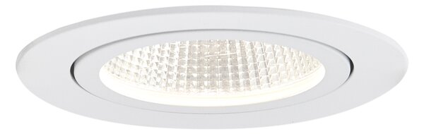 Ugradbena svjetiljka bijela 9,5 cm uklj. LED 1015 lm s mogućnošću prigušivanja IP65 - Gaius