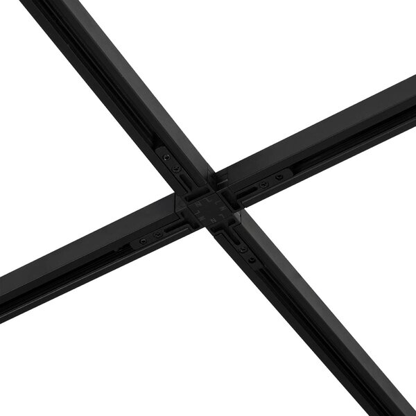 Moderni sustav tračnica za rasvjetu s 10 reflektora bež i crne boje 1-fazni - Slimline Uzzy