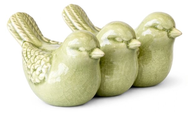 Proljetna dekoracija CRAQUELE BIRDS 19,5 cm - više boja Boja: Krem
