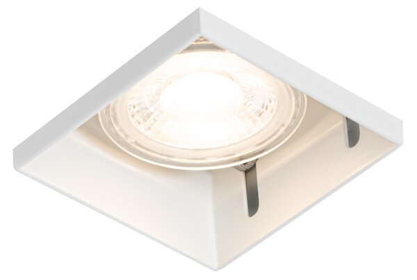 Set od 6 ugradbenih reflektora bijeli GU10 50 mm bez okvira - Oneon