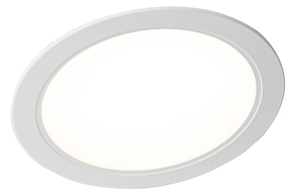 Set od 6 ugradbenih reflektora bijeli 14,5 cm uklj. LED podesiv u Kelvinu s dip prekidačem - Stephanie