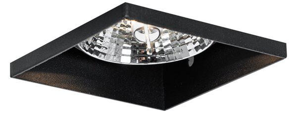 Set od 6 crnih ugradbenih reflektora GU10 70 mm bez okvira - Oneon