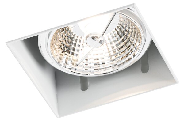Set od 6 ugradbenih reflektora bijeli GU10 70 mm bez okvira - Oneon