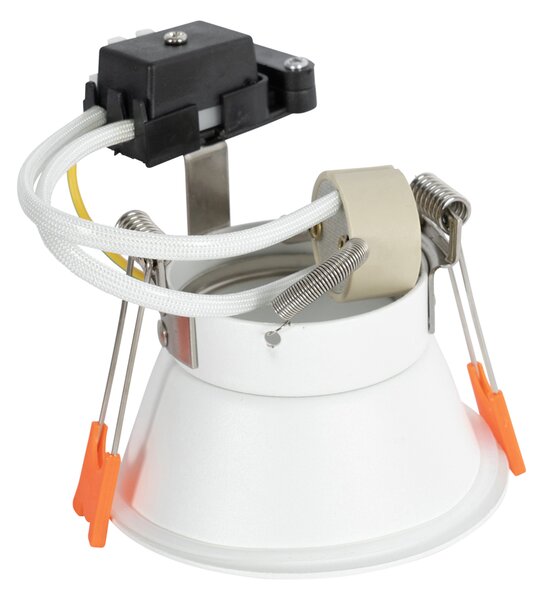 Set od 12 ugradbenih reflektora bijeli GU10 50 mm IP44 - Dept