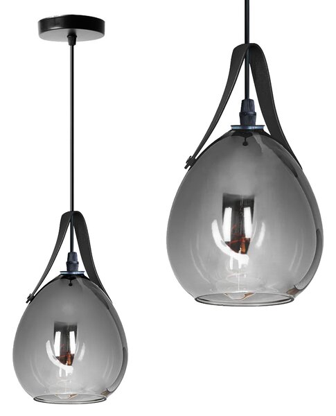 Viseća lampa APP1774-1CP BLACK GREY
