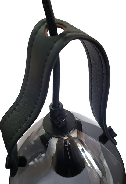 Viseća lampa APP1774-1CP BLACK GREY