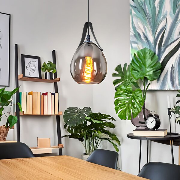 Viseća lampa APP1774-1CP BLACK GREY