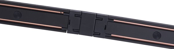 Moderni sustav tračnica za rasvjetu s 4 crna reflektora, 1-fazni, 200 cm - Magnetic Gert