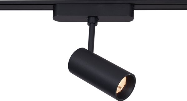 Moderni sustav tračnica za rasvjetu s 8 crnih reflektora, 1-fazni, 400 cm - Magnetic Gert