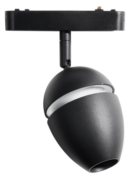 Moderno crno reflektorsko svjetlo za jednofazni sustav tračnica s LED diodama - Magnetic Eggy