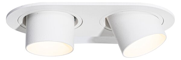 Okruglo ugradno svjetlo bijelo GU10 35 mm podesivo 2-svjetlo - Installa