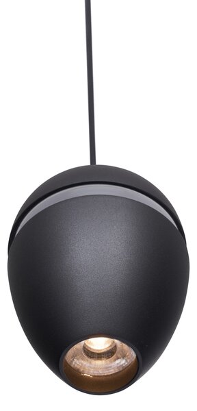 Sustav tračnica za rasvjetu s 10 svjetala, crna, 1-fazna - Magnetic Eggy Puk