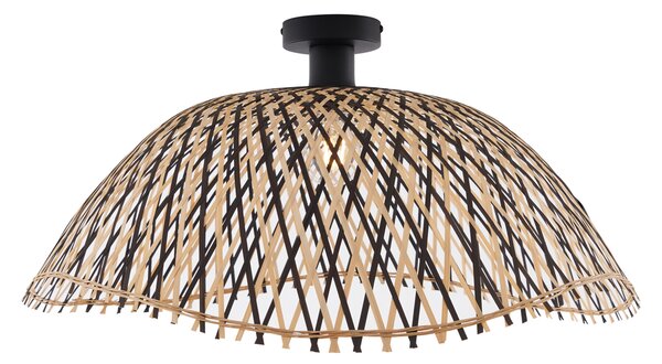 Art Deco stropna svjetiljka crni bambus 60 cm - Alka