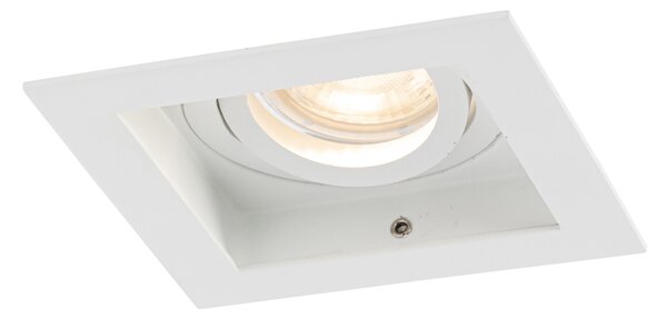 Set od 6 Moderni ugradbeni reflektor bijeli podesivi - Carree