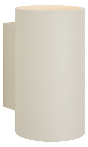 Moderna zidna svjetiljka bež GU10 50 mm okrugla 2-svjetla - Sandy