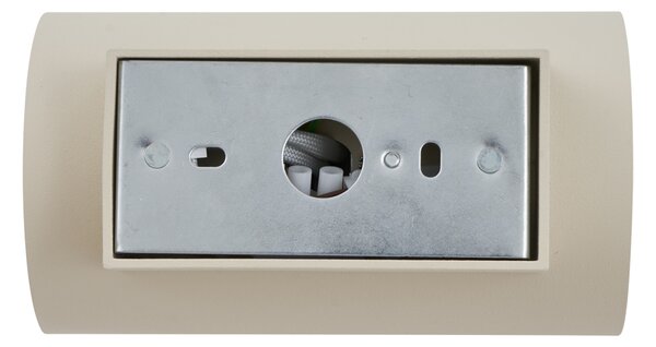 Moderna zidna svjetiljka bež GU10 50 mm okrugla 2-svjetla - Sandy
