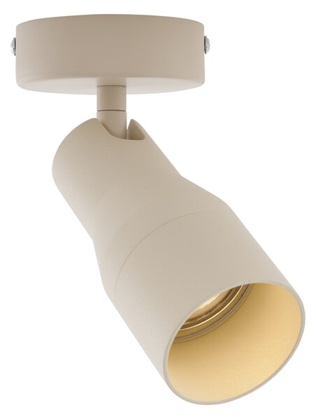 Moderno stropno reflektorsko svjetlo bež GU10 50 mm okruglo - Stanley