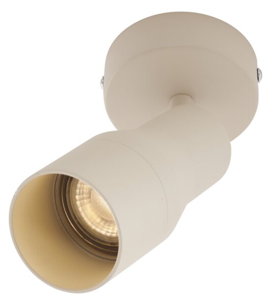 Moderno stropno reflektorsko svjetlo bež GU10 50 mm okruglo - Stanley