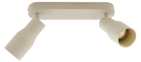 Okruglo stropno svjetlo bež GU10 50 mm 2-svjetla - Stanley