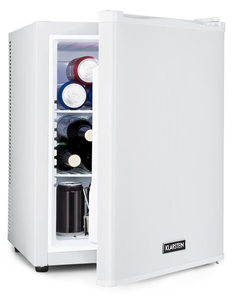 Klarstein Happy Hour 40, minibar, 40 L, 5 - 15 ° C, tihi rad, 23 dB, LED svjetlo, bijeli