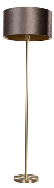 Podna svjetiljka mesingana s baršunastom nijansom smeđe boje 50 cm - Simplo