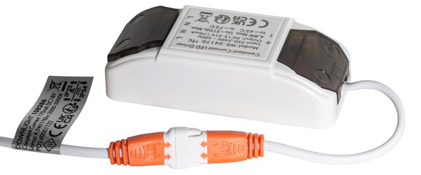 Set od 6 ugradbenih reflektora crni nagibni 6,5 cm uklj. LED IP54 Ultra Slim - Pupil
